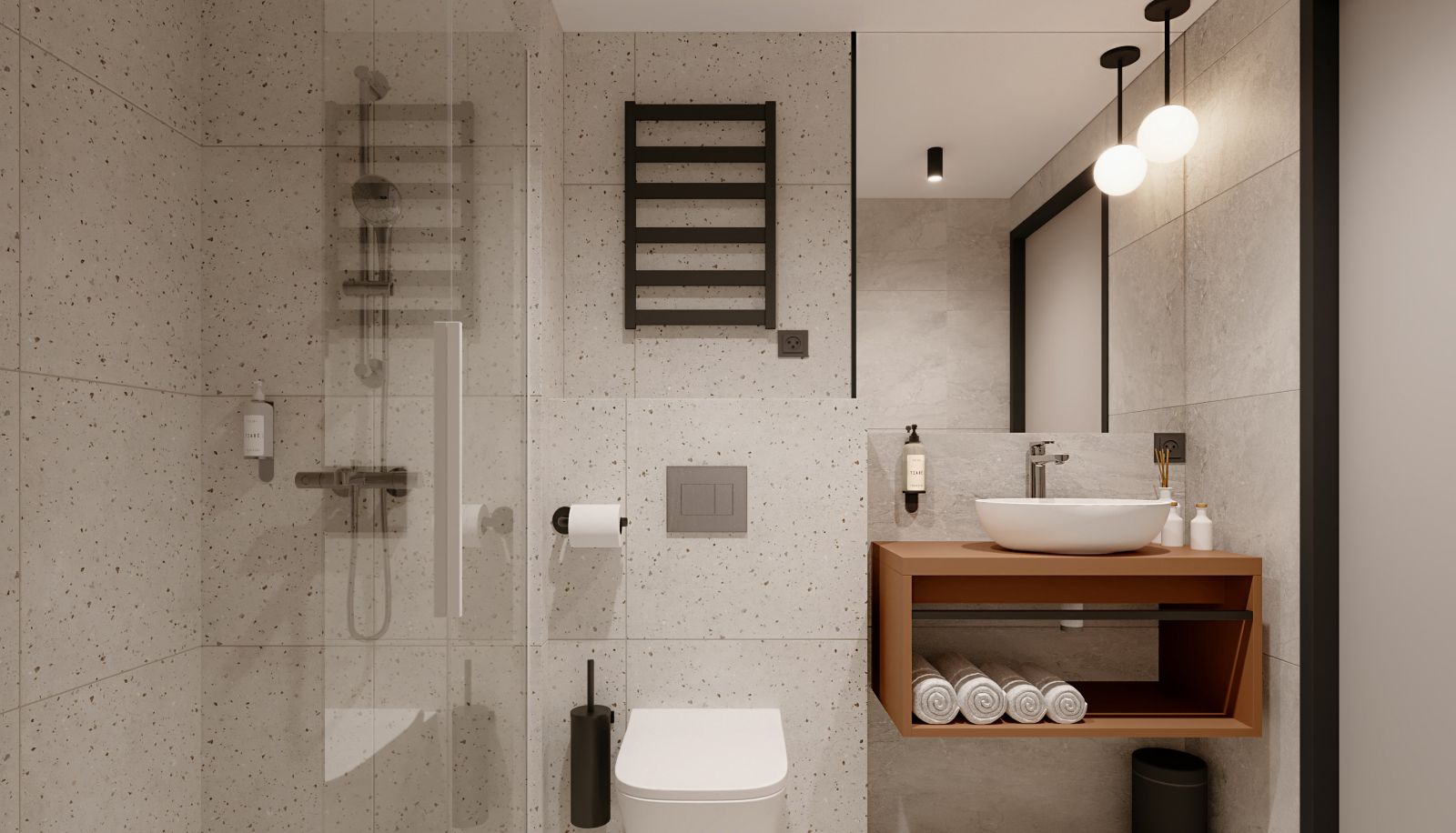 Badezimmer - Hotel Milo Gdańsk Airport