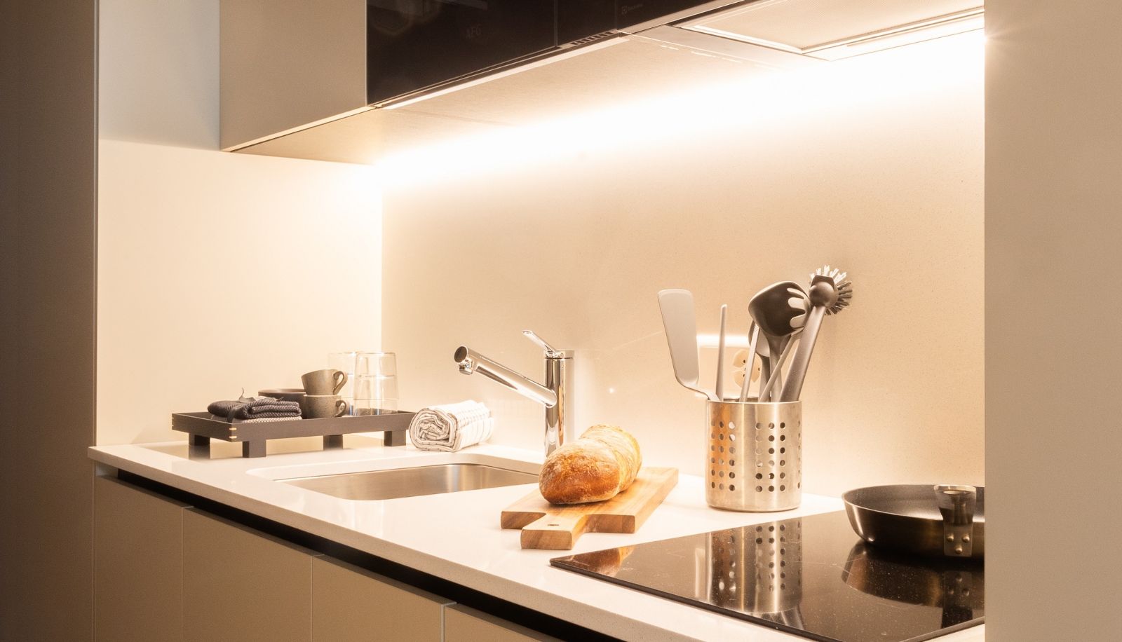 Kitchen area in the room - Ariv Design Apartments