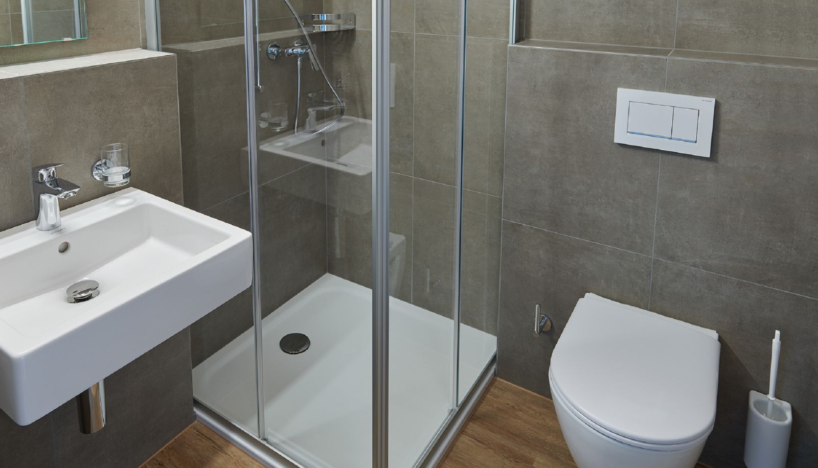 Salle de bain - Hotel JägerJeuss-MurtenSelf Check-In