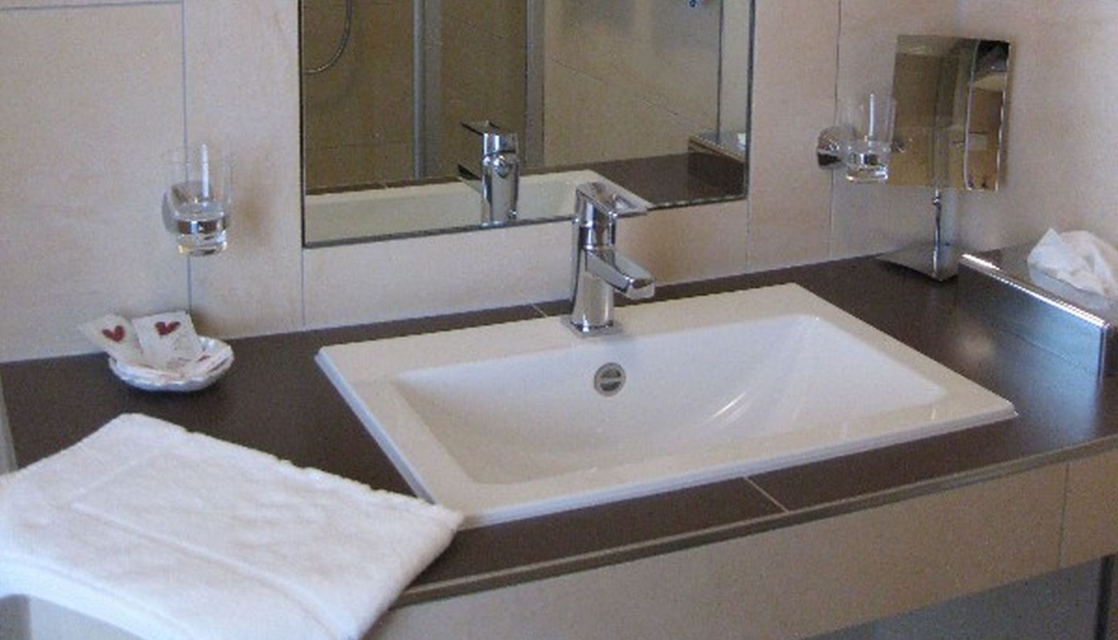 Badezimmer - Landhotel Hopp Weingut
