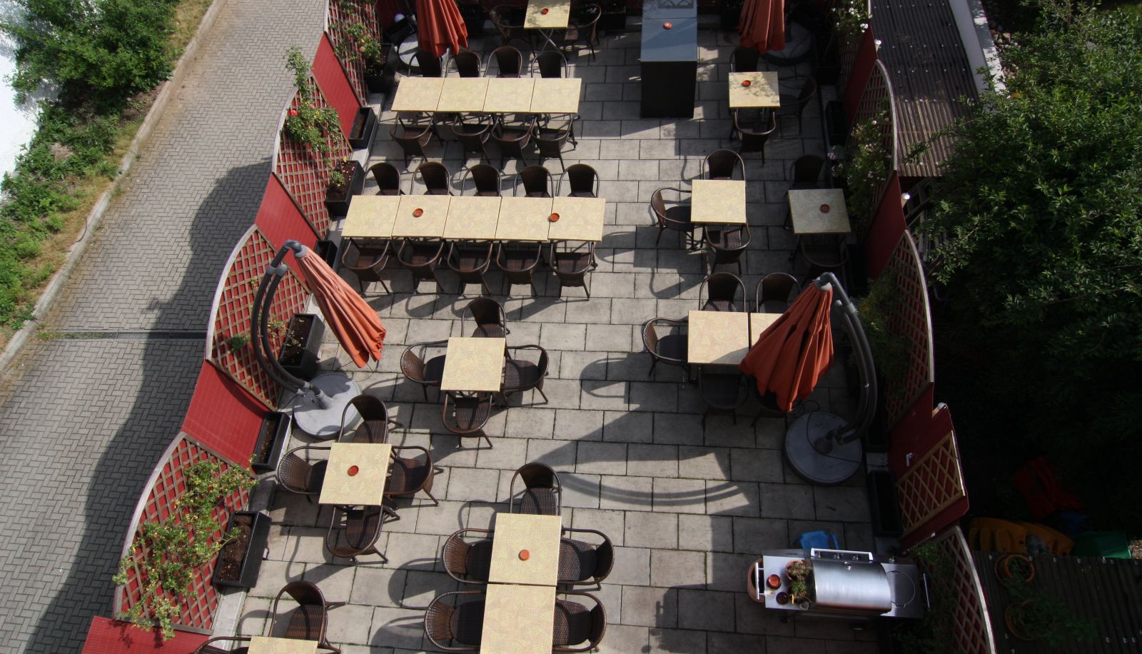 Terras - Rosengarten