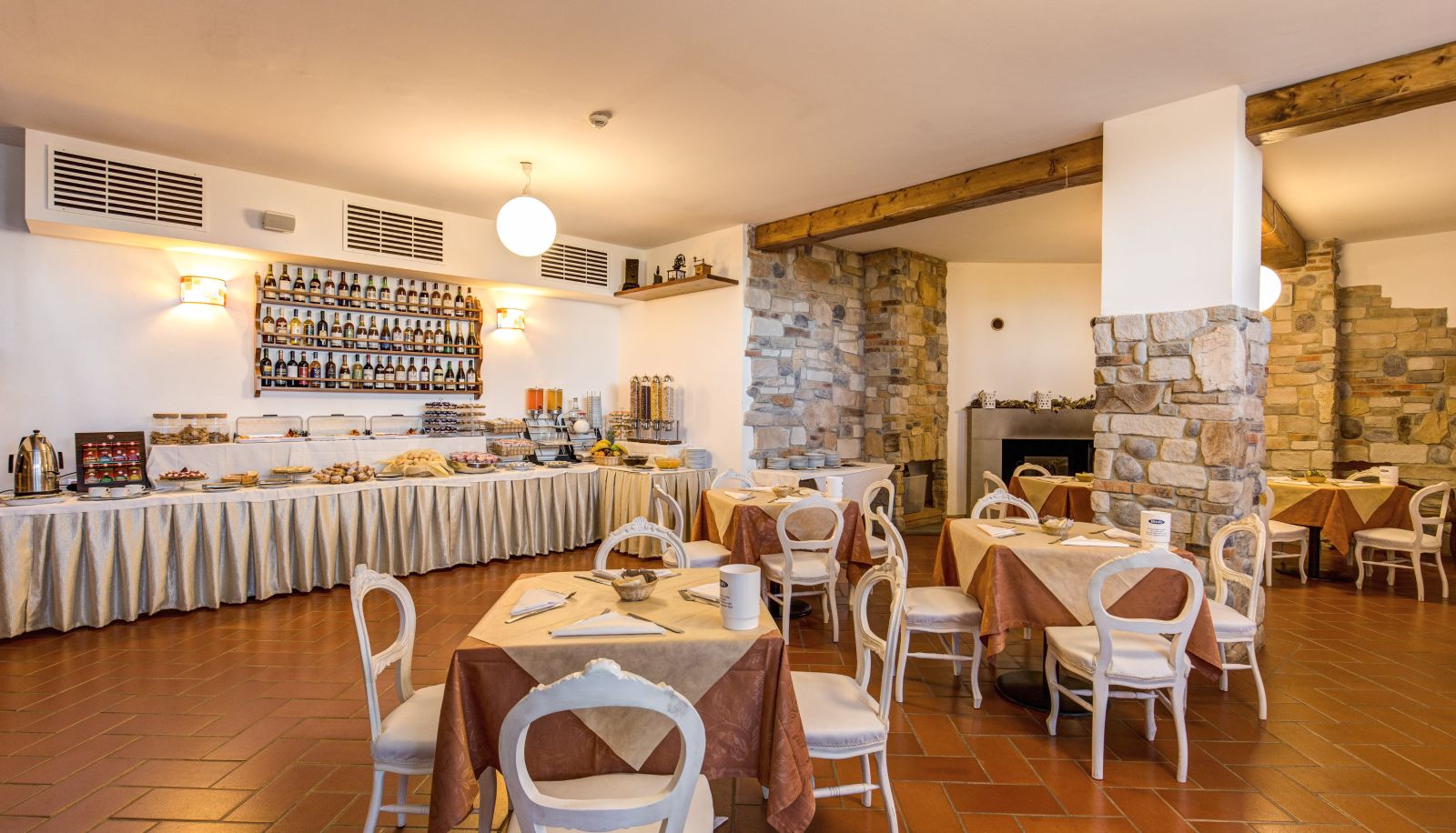 Frühstücksraum innerhalb des Restaurants - Villa Cesi Resort & Spa