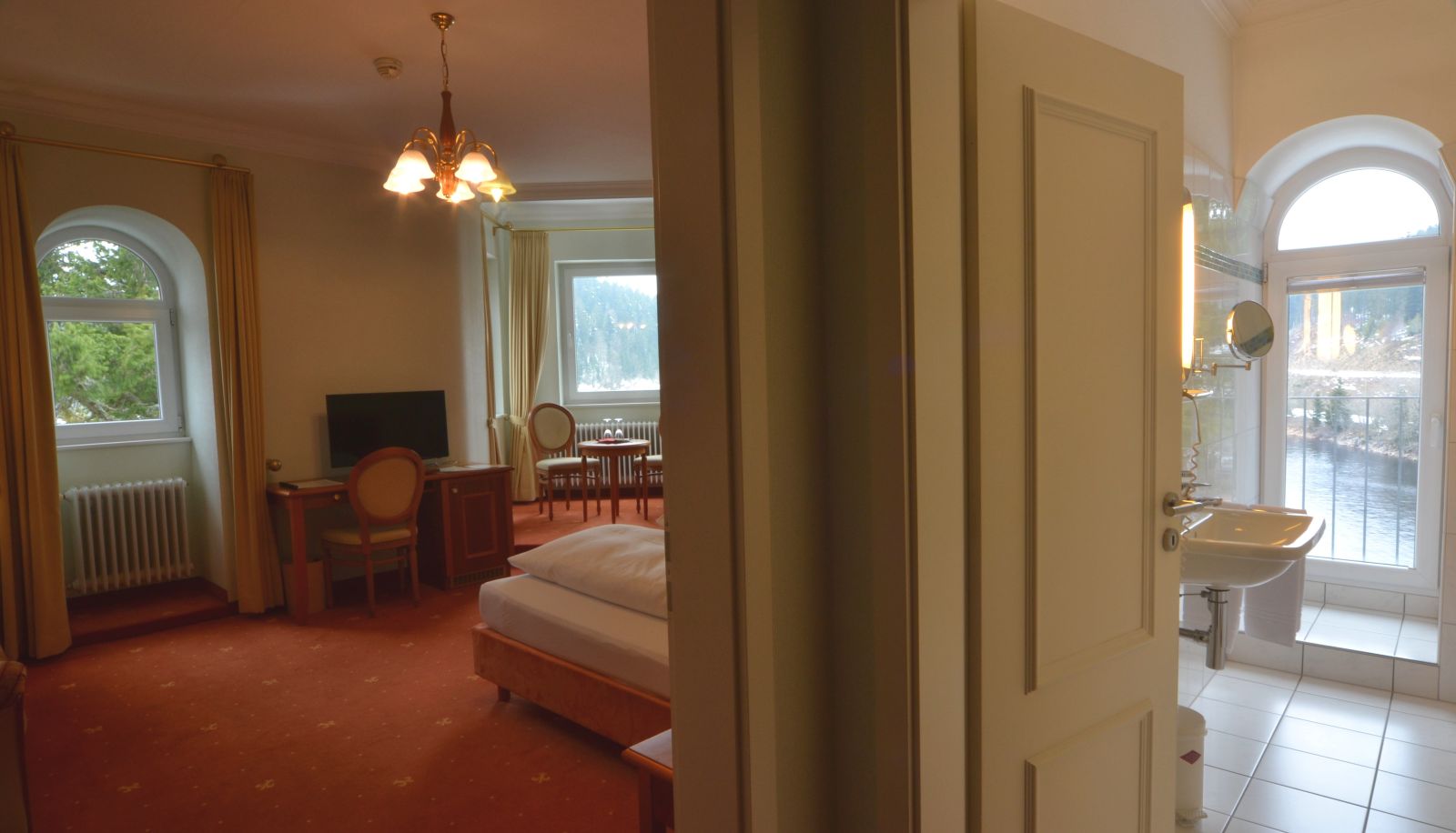 Room with lake view - Seehotel Hubertus