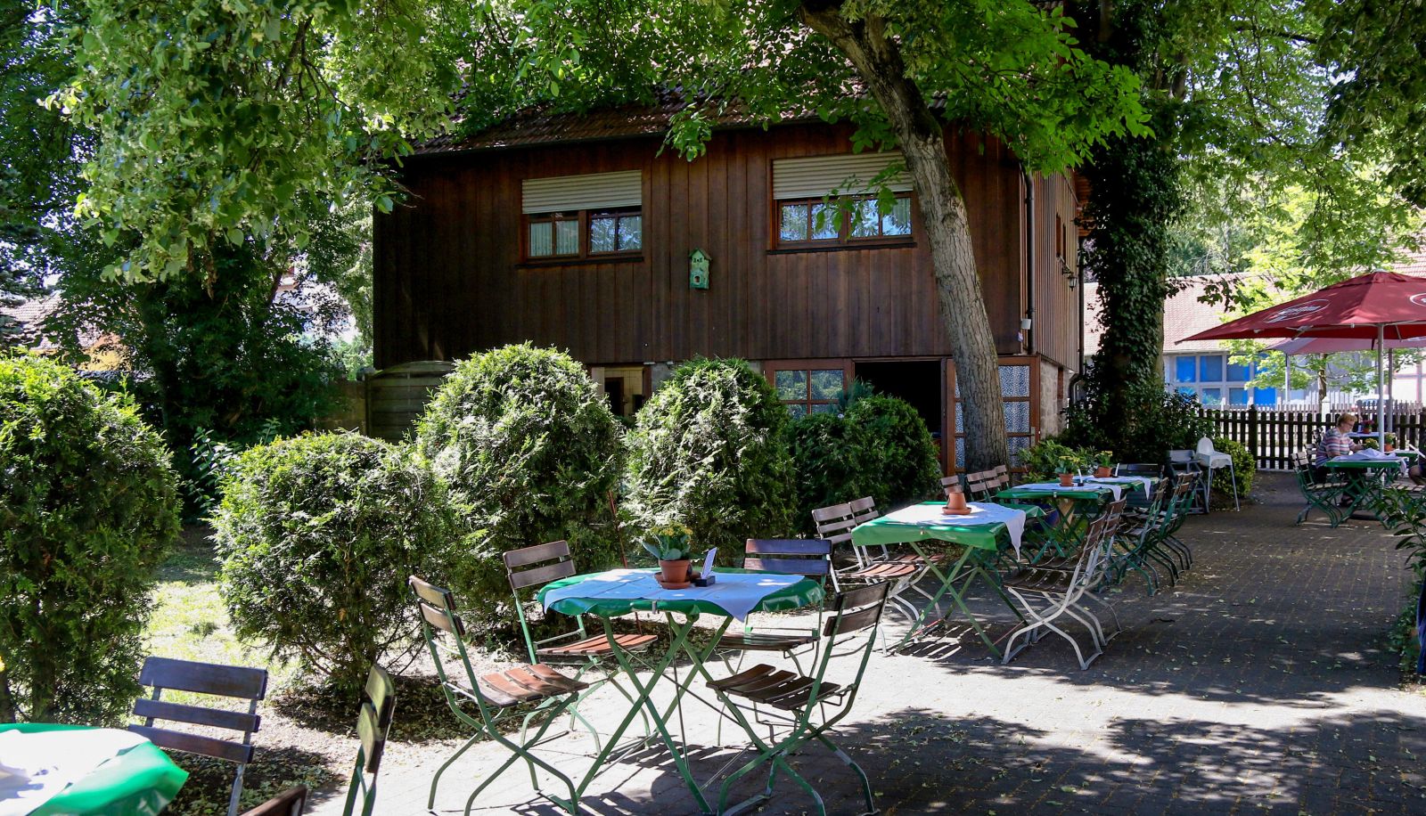 Tuin - Hotel Stadtgasthof Drei Linden