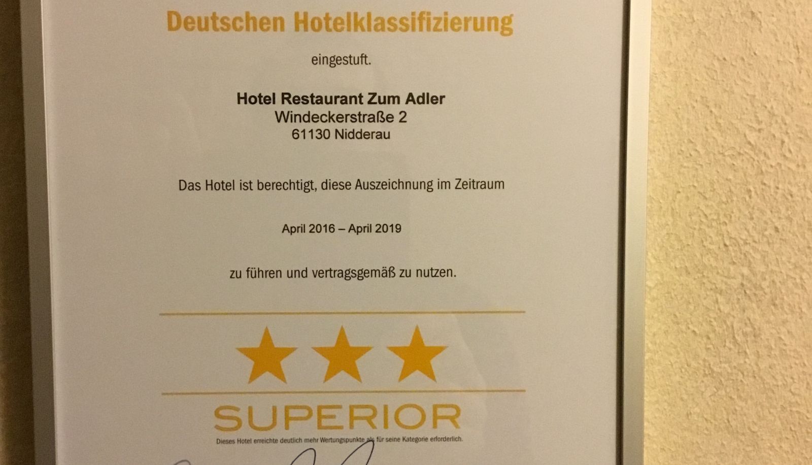 Certificaat - Adler