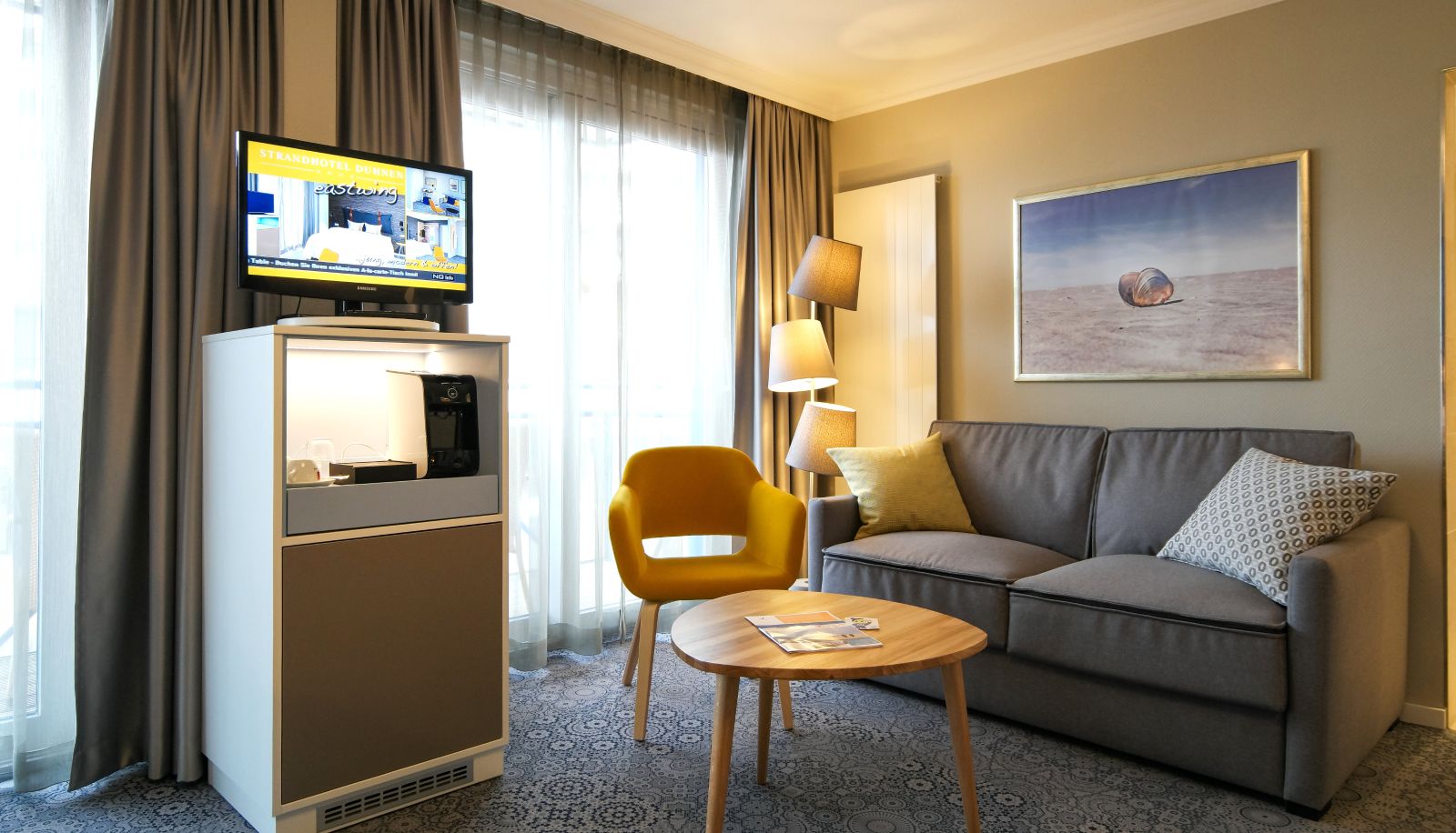 Kamer met balkon - Strandhotel Duhnen
