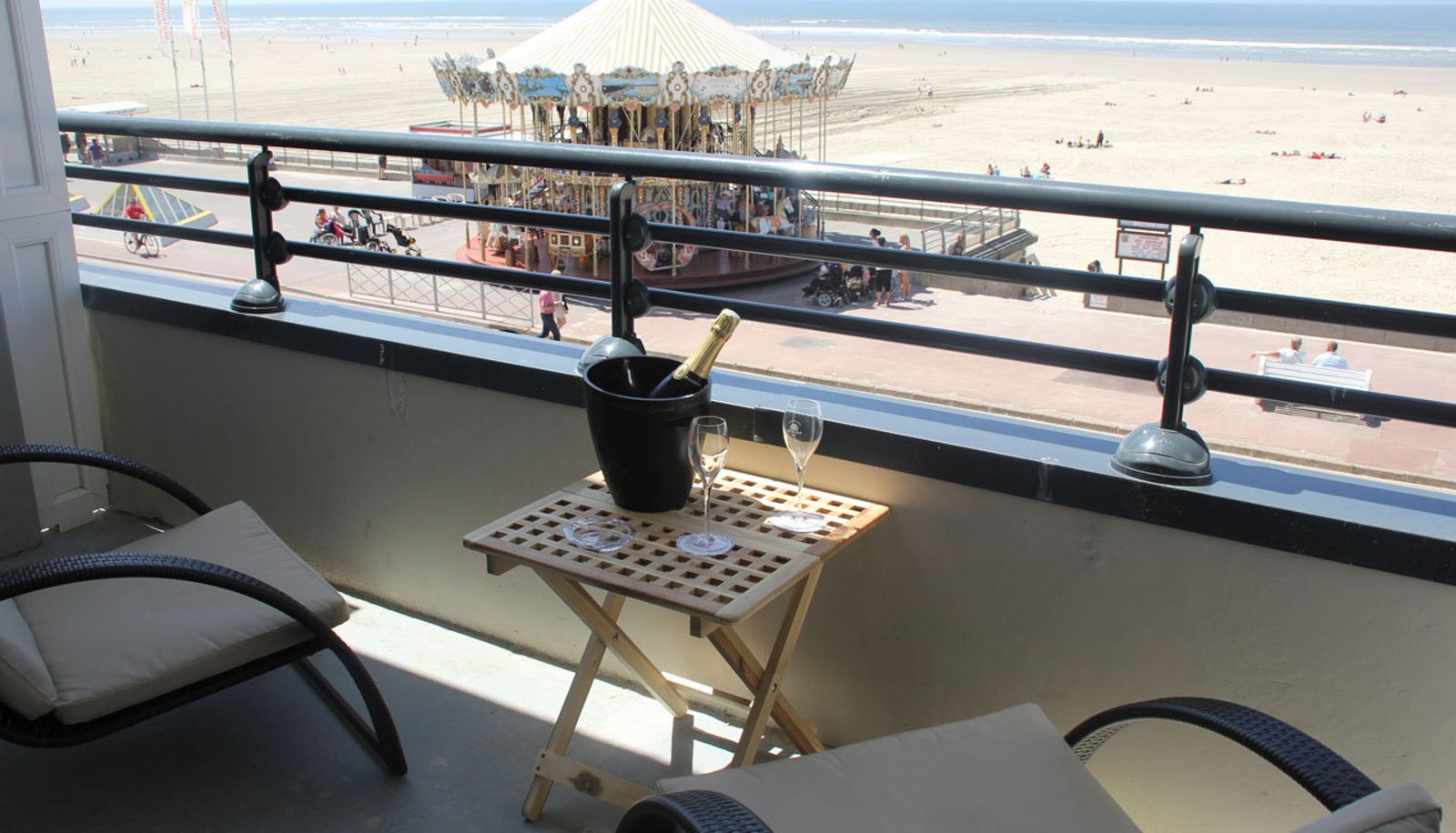 Chambre avec vue sur la mer - Berck-sur-Mer  Hôtel Neptune The Originals Boutique
