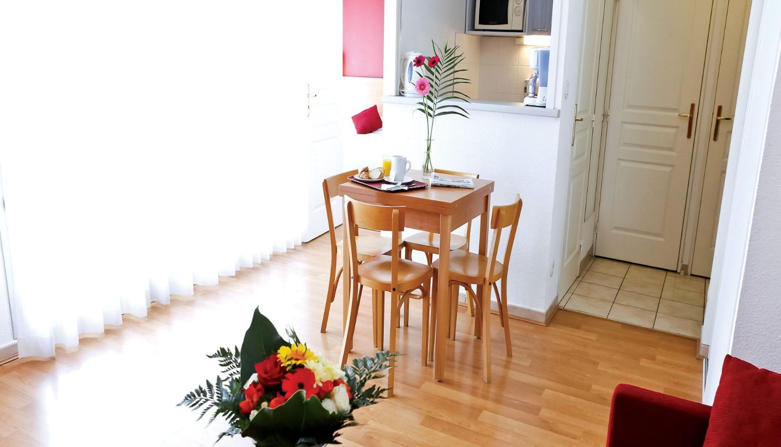 Keuken in de kamer - Sejours & Affaires Lyon Park Lane