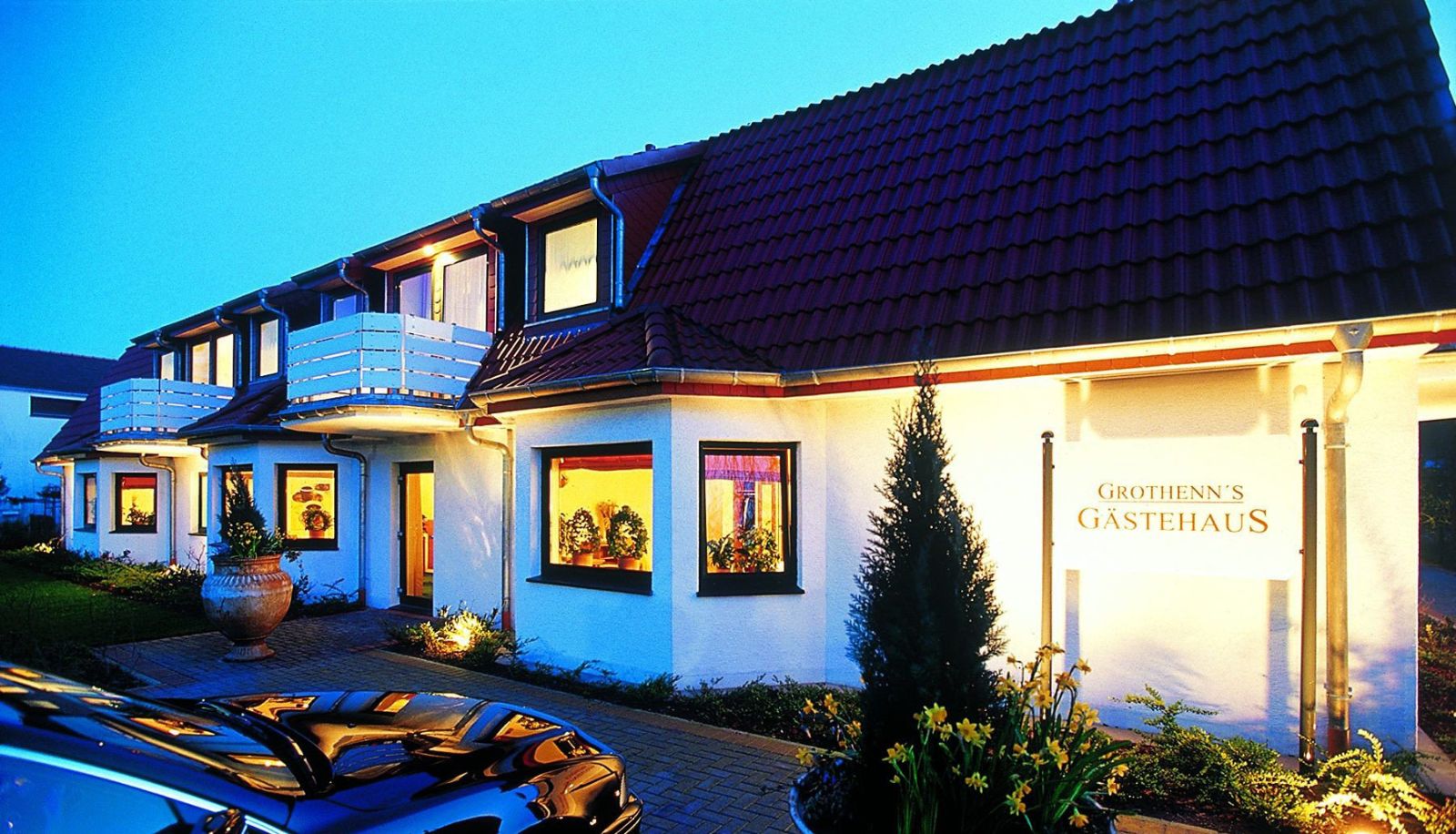 Zewnętrzna część hotelu - Grothenn's