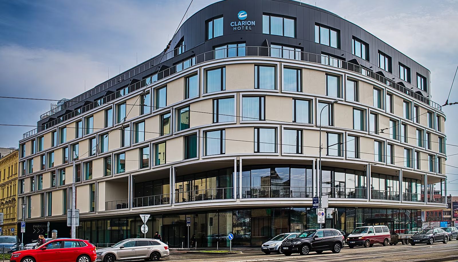 Buitenruimte van het hotel - Clarion Congress Hotel Brno