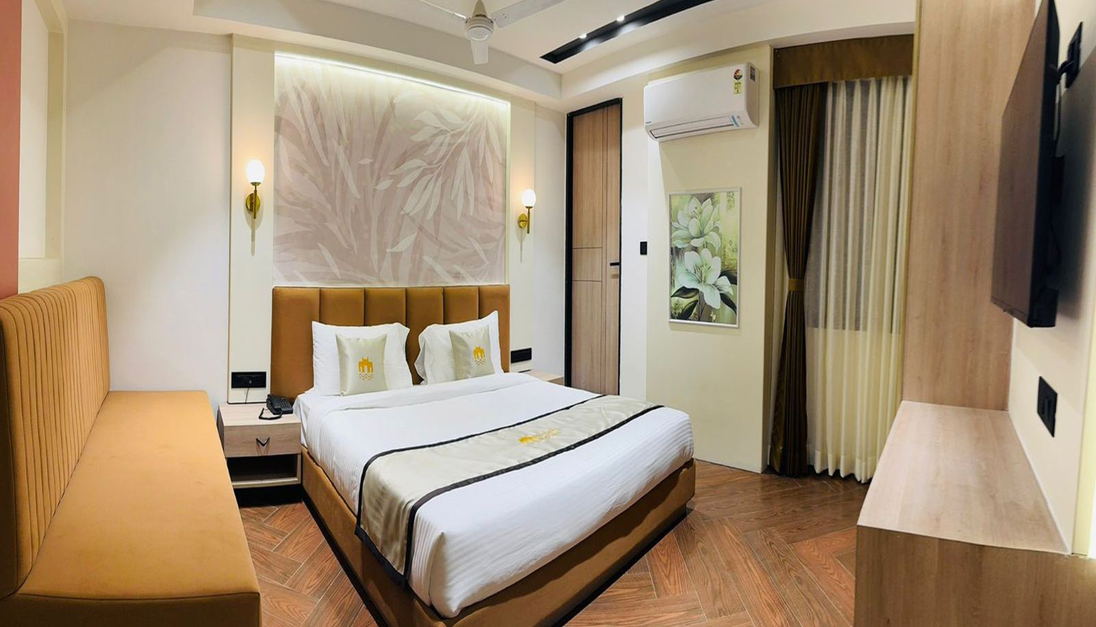 Economy-Zimmer (Doppel) - Hotel Mumbai House Vijay Nagar Indore