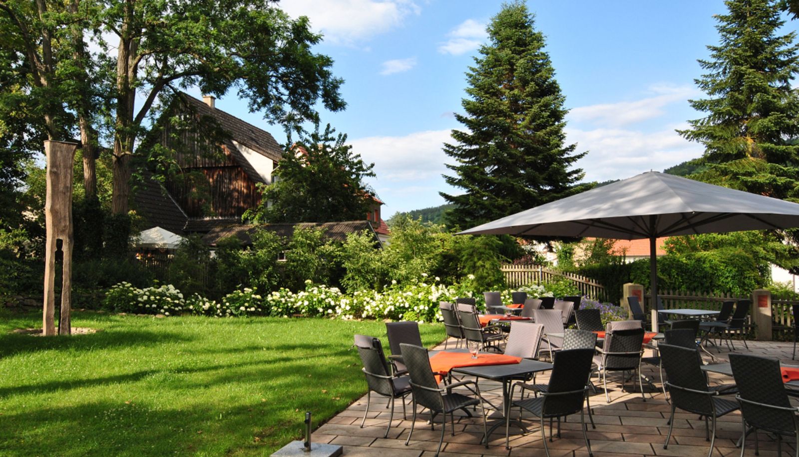 Terrace - Poststation Zum Alten Forstamt