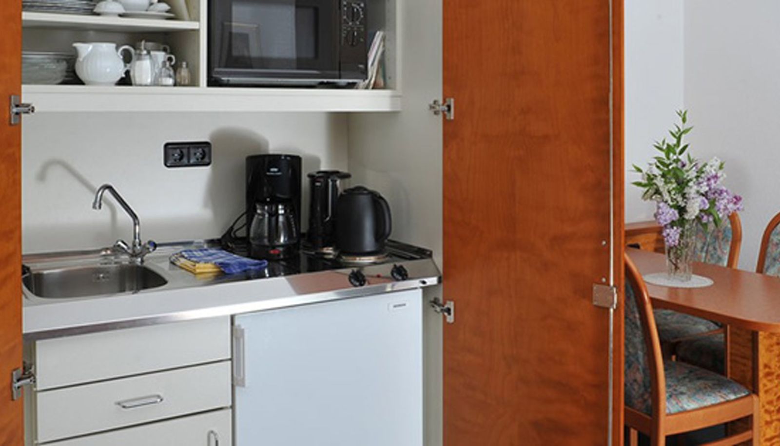 Kitchen area in the room - Gruener Baum