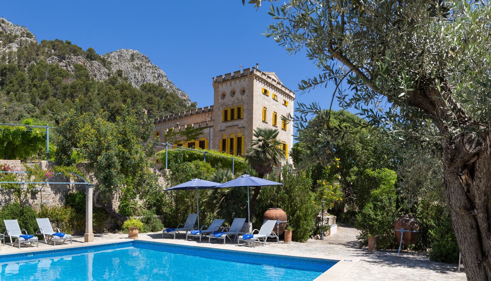 Buitenruimte van het hotel - S´Alqueria Blanca - Finca Agroturismo