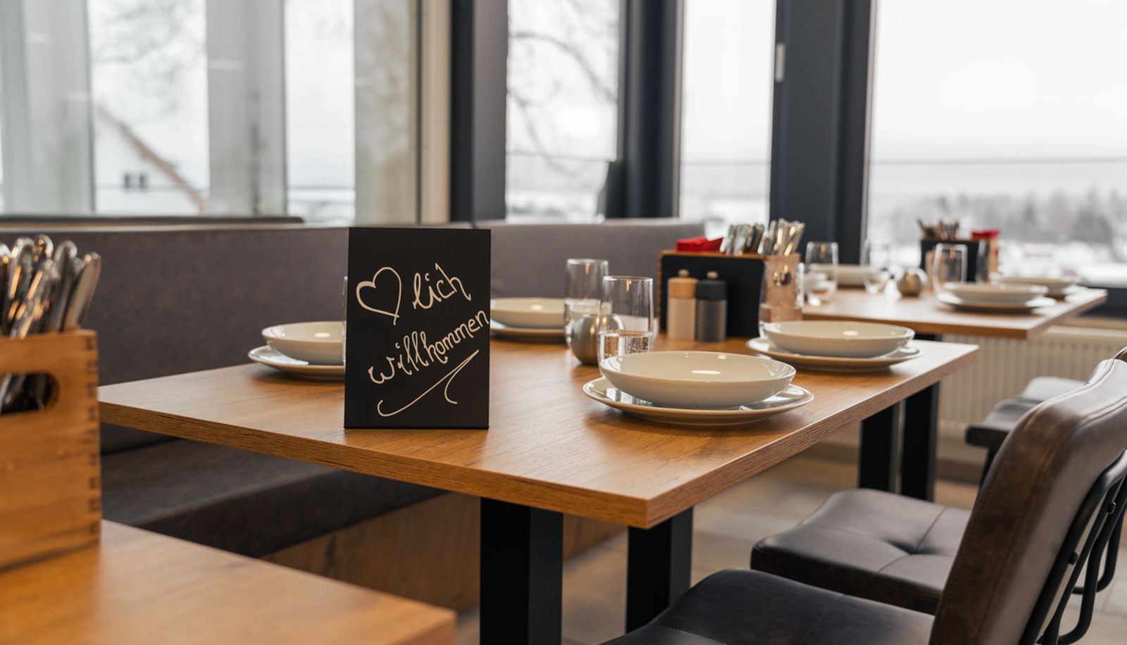 Ontbijtzaal in het restaurant - STB Campus Bartholomä