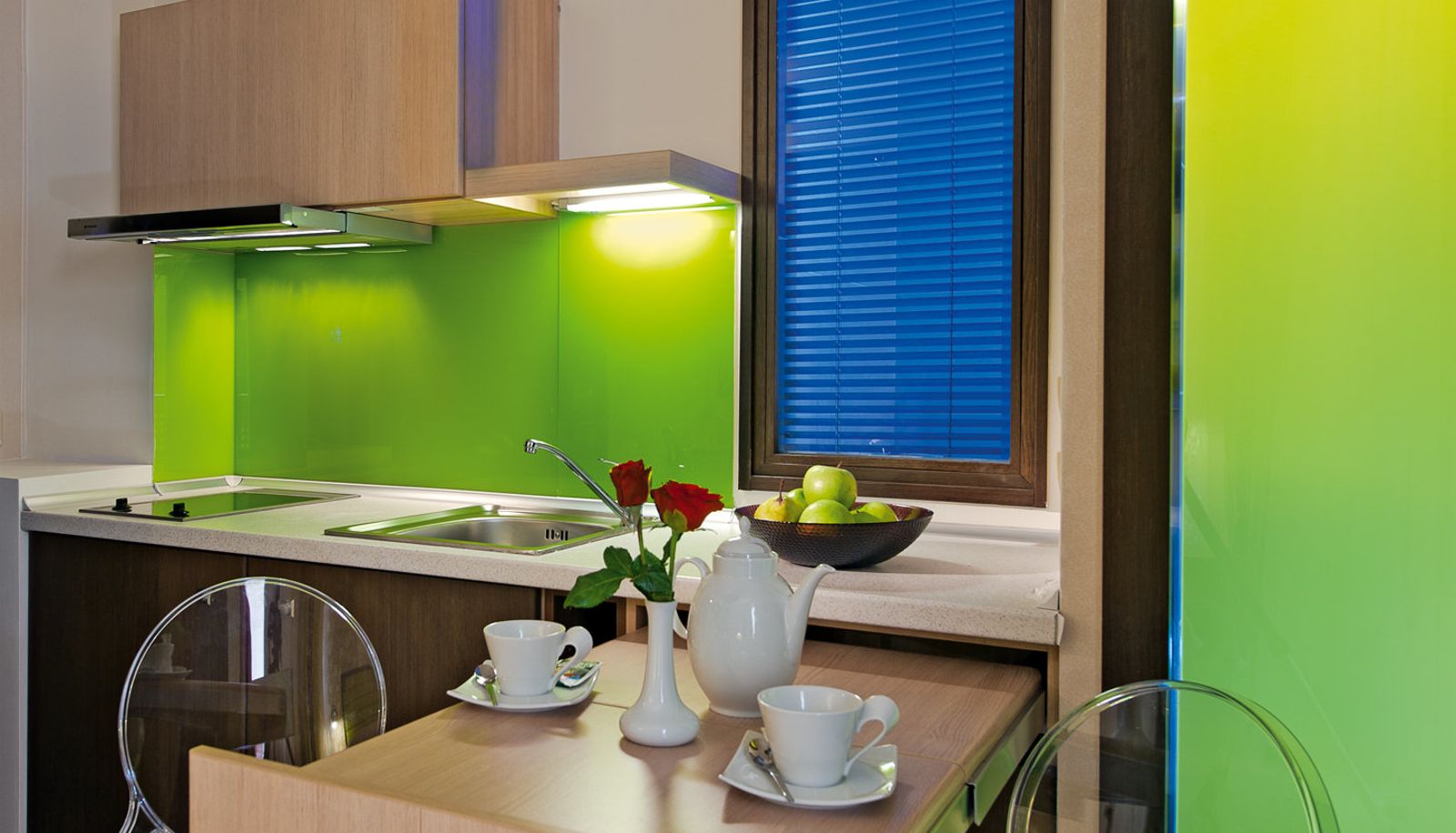 Keuken in de kamer - Steris Elegant Beach Hotel