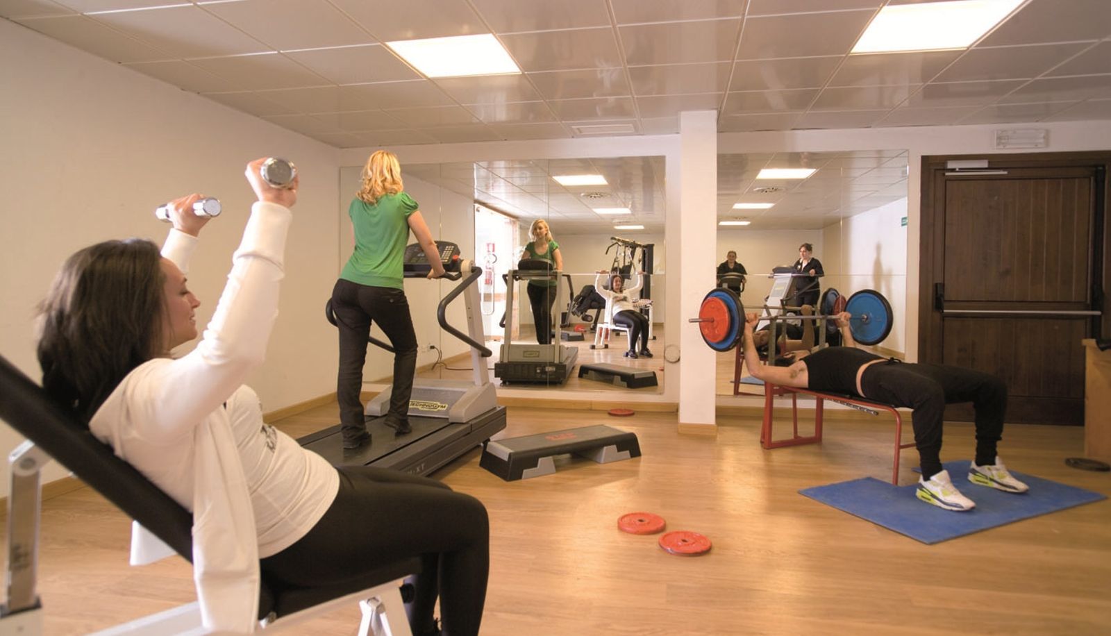 Fitnessraum - Club Hotel Regina e Fassa