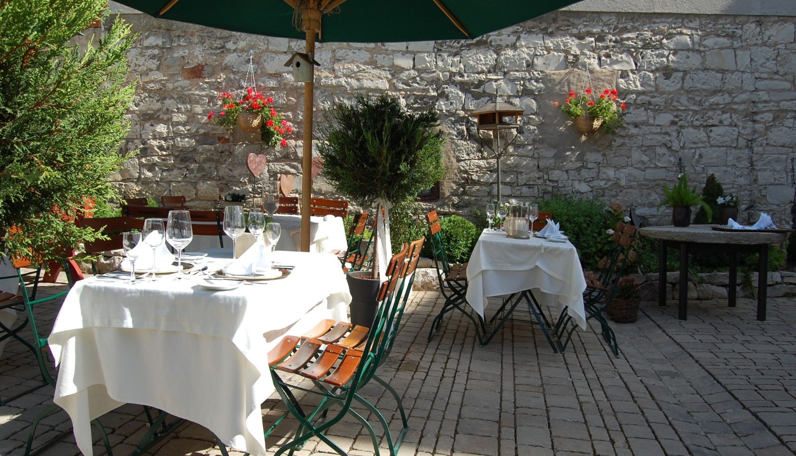 Terrasse - Der Millipp Romantikhotel