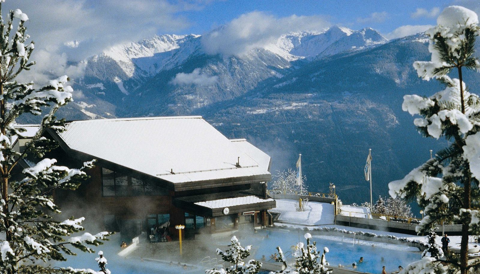 Zona exterior del hotel - Hotel Thermalp Les Bains Ovronnaz