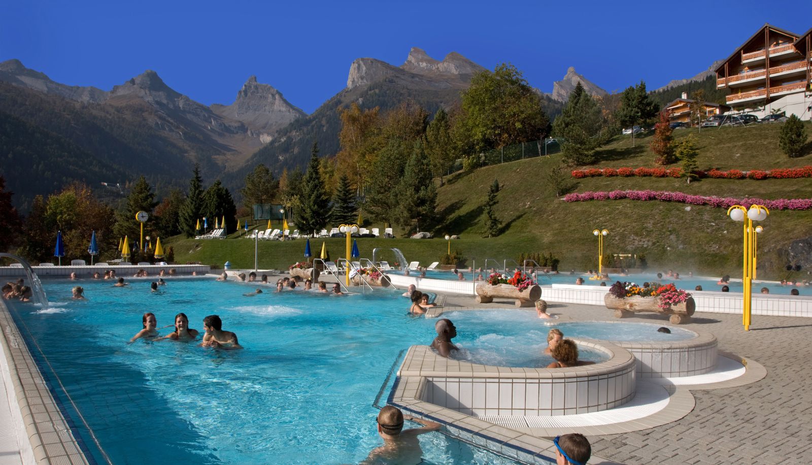 Piscina - Hotel Thermalp Les Bains Ovronnaz