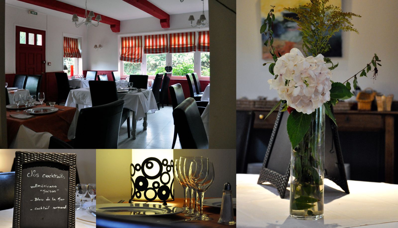 Sala śniadaniowa w restauracji - Hostellerie La Vieille Ferme
