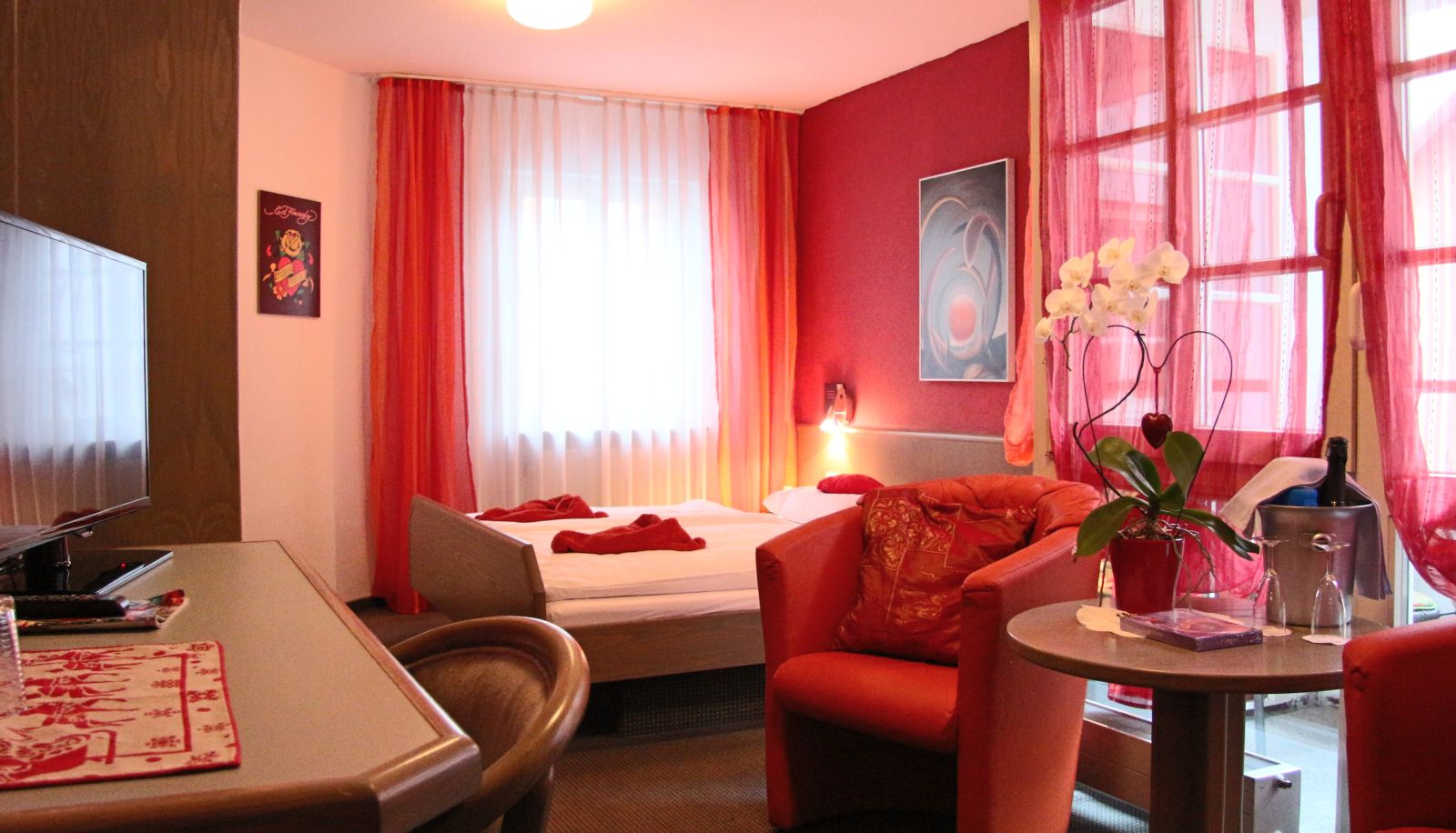 Room with balcony - Am Schloss Neuenstein
