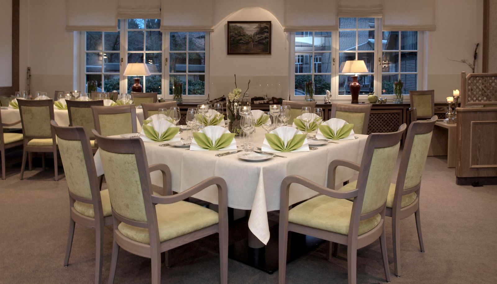 Sala śniadaniowa w restauracji - Landhotel Bauernwald
