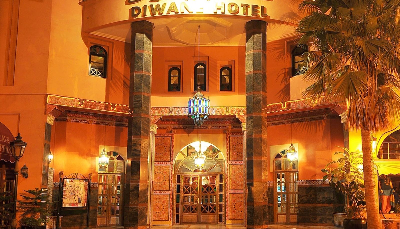 Zewnętrzna część hotelu - Diwane Hôtel & Spa