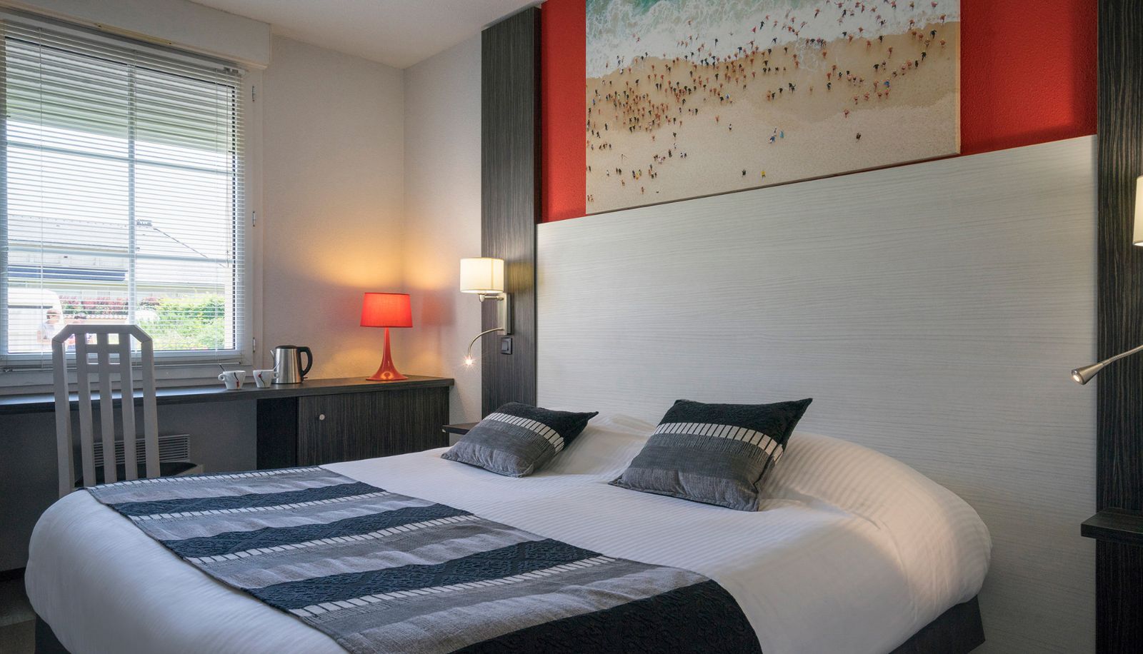 Superior room (double) - Bourg-en-Bresse Nord  Hôtel Le Pillebois The Originals Boutique