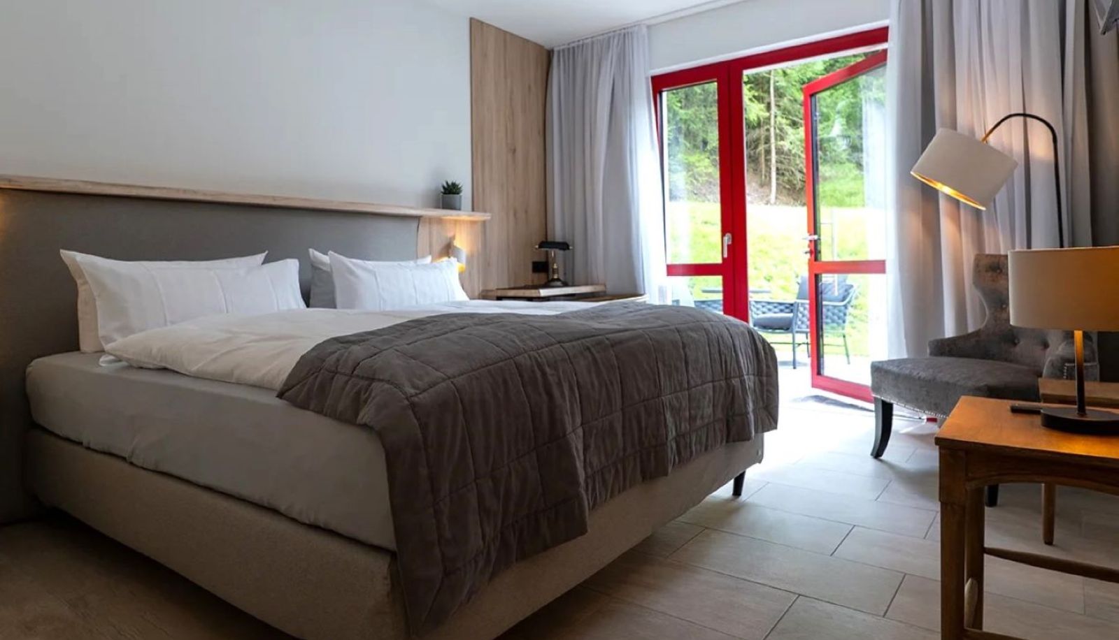 Habitación con terraza - Waldhotel Rennsteighöhe