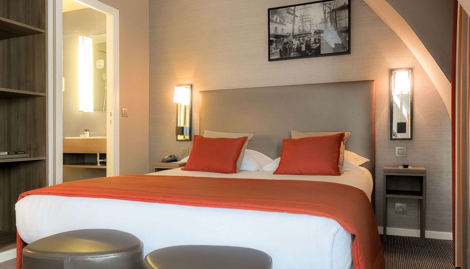 Standardzimmer (Doppel) - Hôtel Marais Bastille