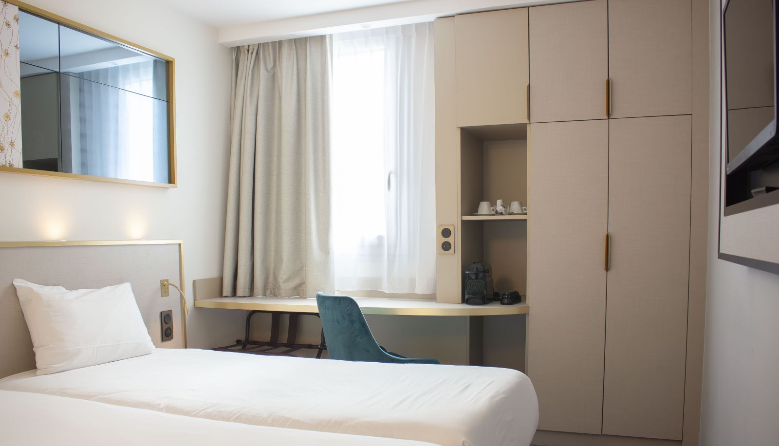 Standardzimmer (Einzel) - Brit Hotel Bordeaux Aéroport – Le Soretel