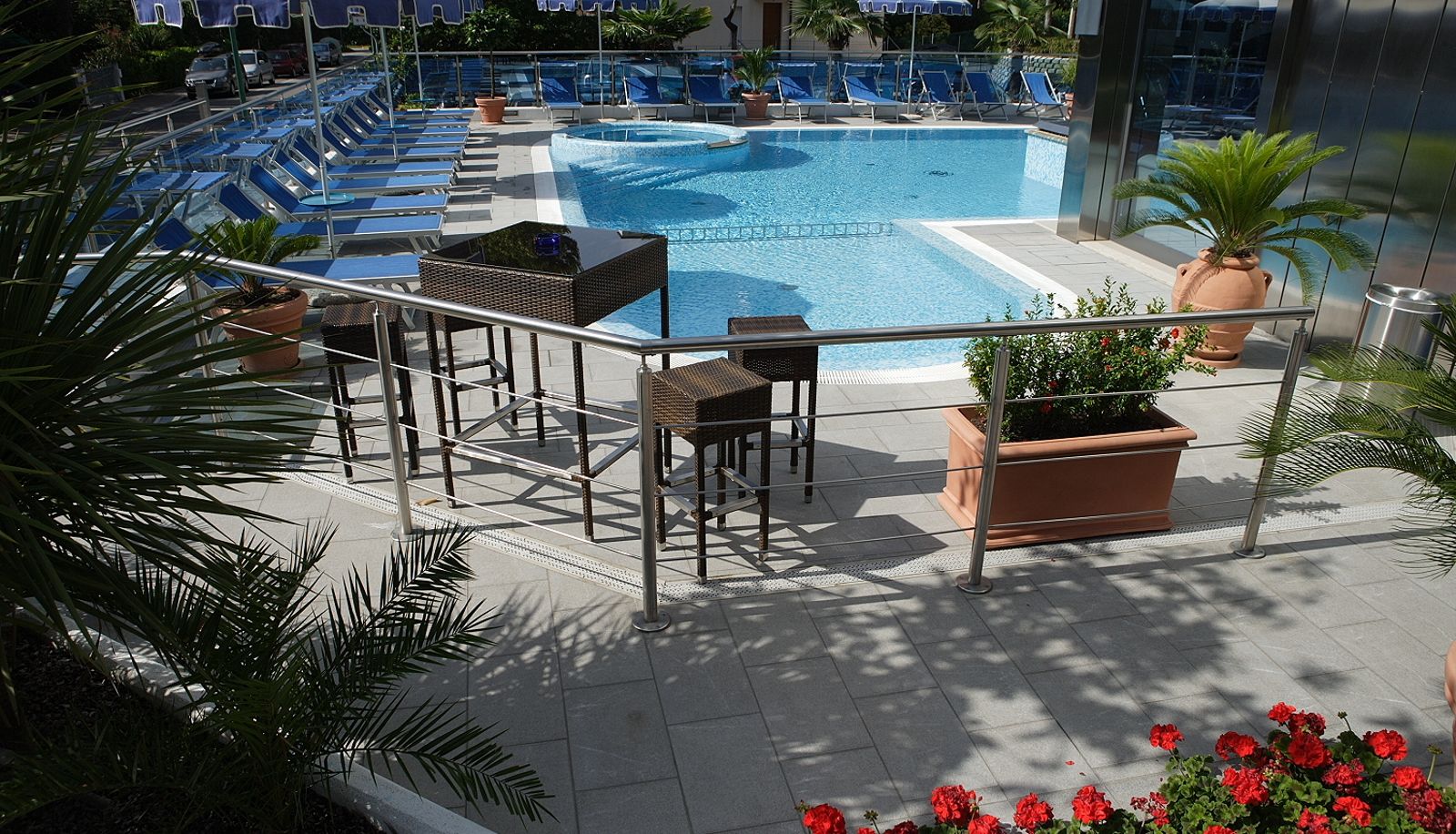Zewnętrzna część hotelu - Bellevue