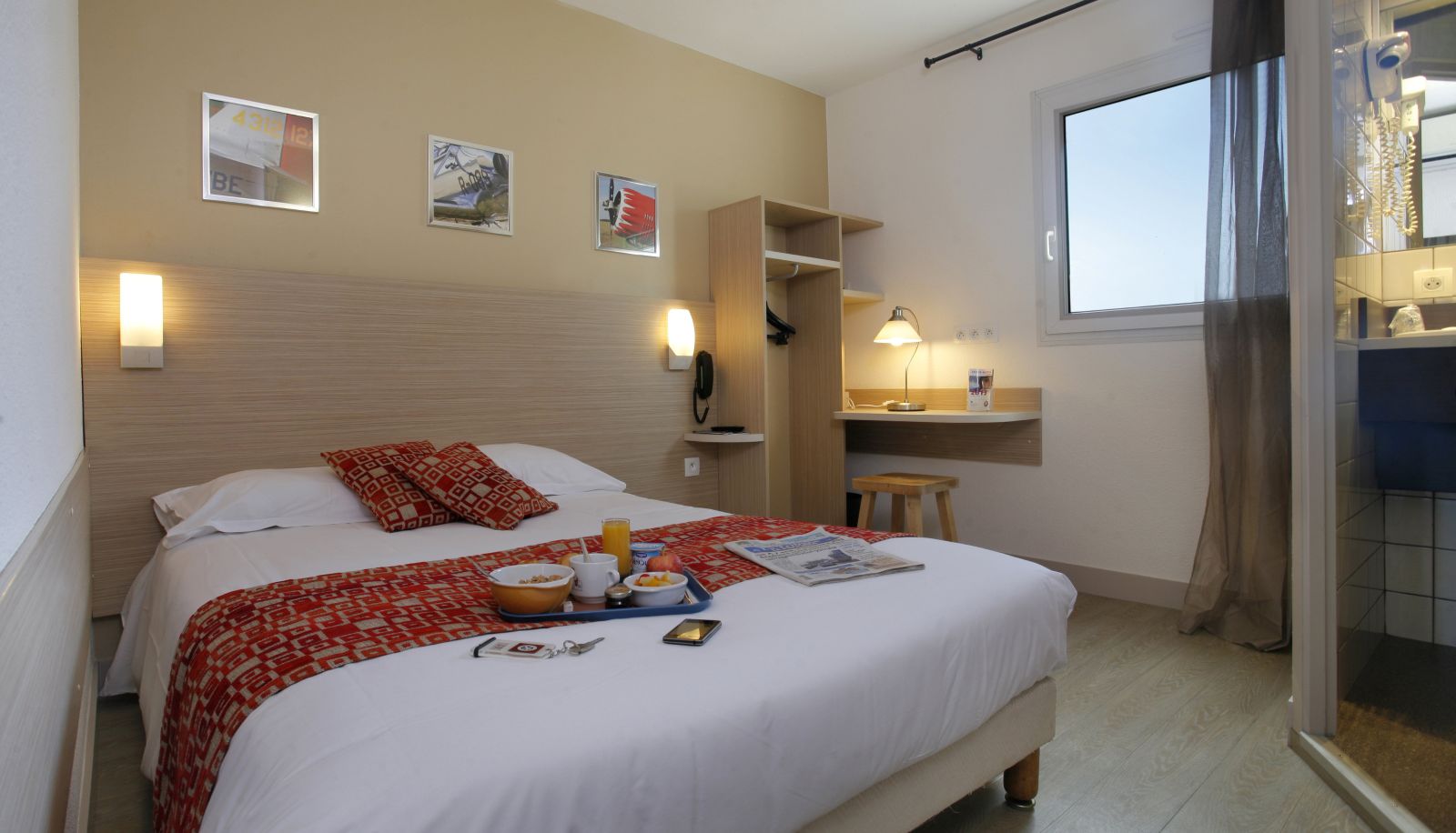 Standardzimmer (Doppel) - Roanne Nord  Hôtel Hélios Tson lithe Originals City