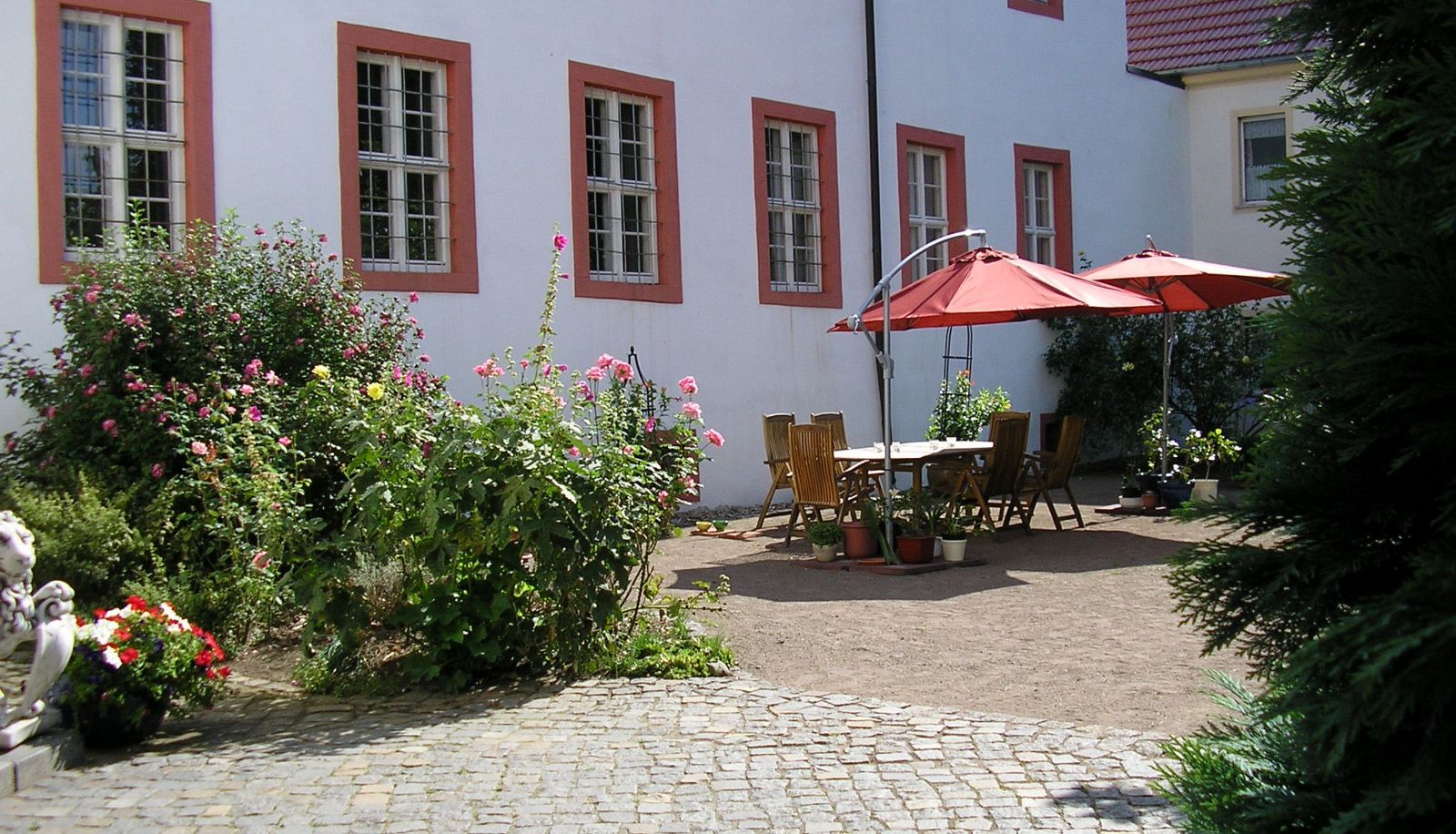 Terrasse - Schloss Triestewitz