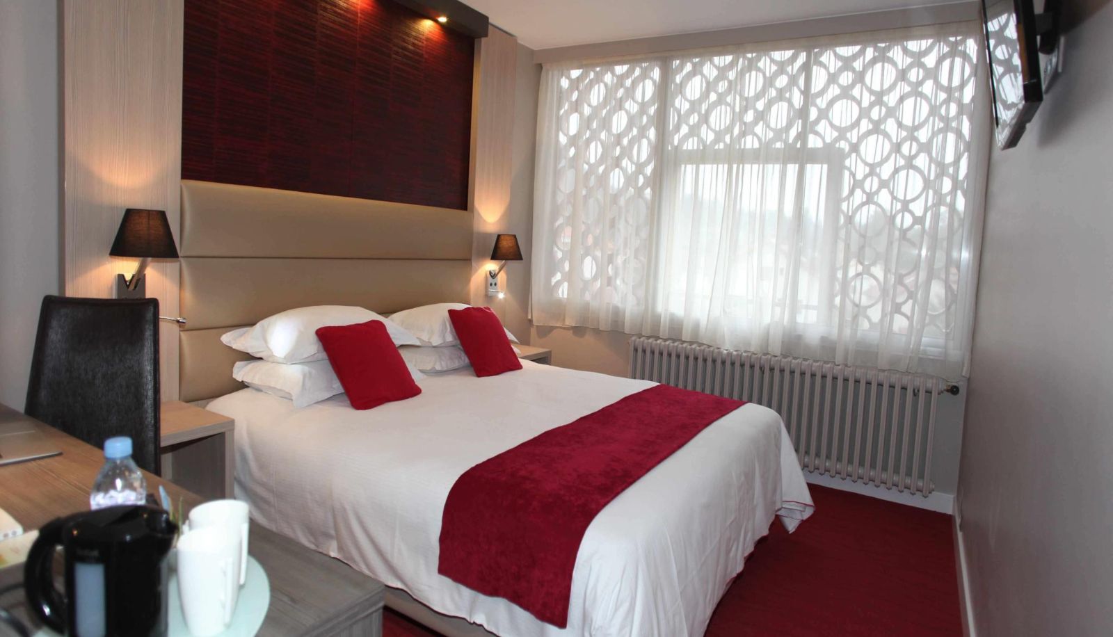 Standard room (double) - Grenoble Meylan Hôtel Les Trois Roses