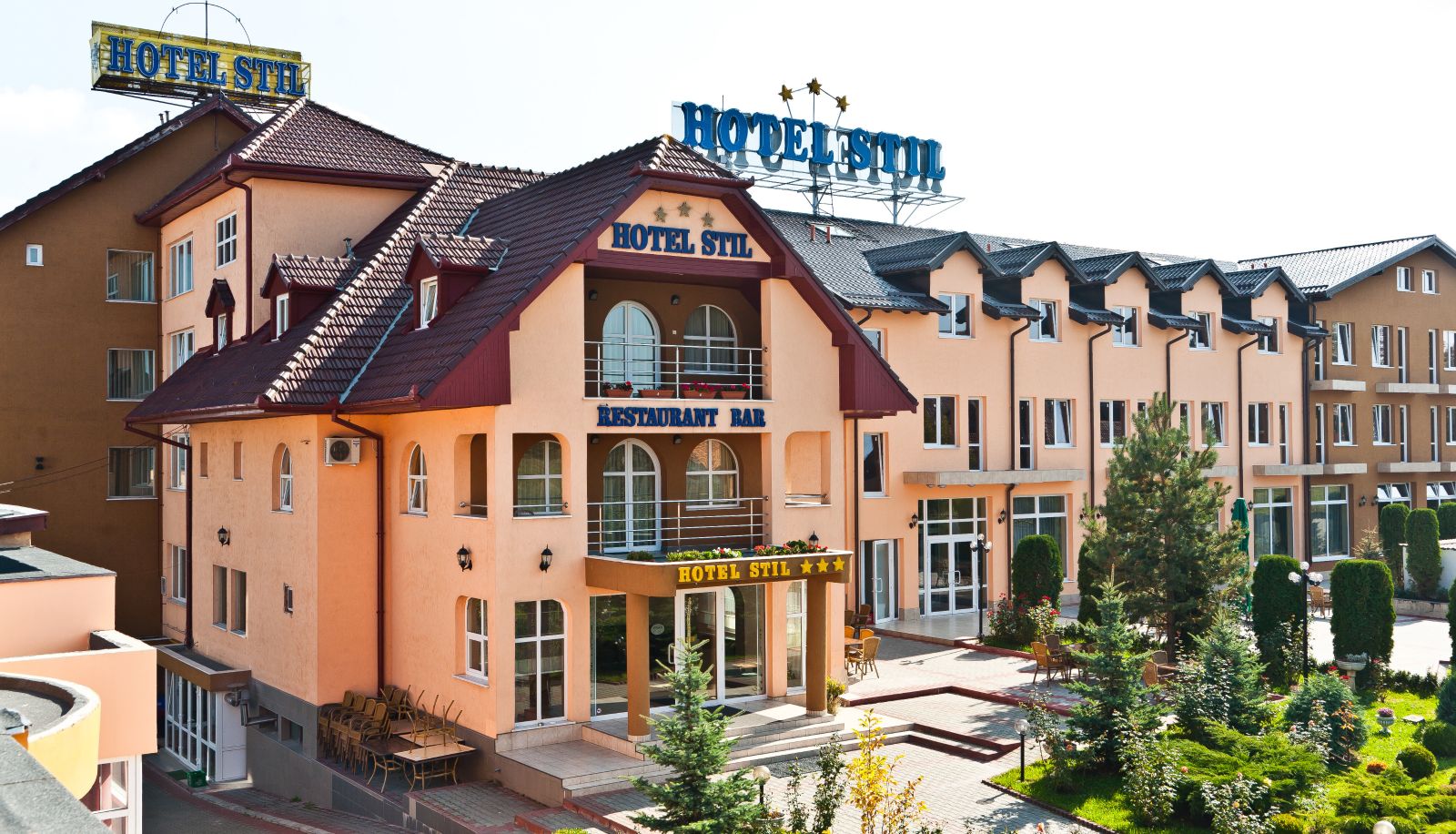 Zewnętrzna część hotelu - Stil