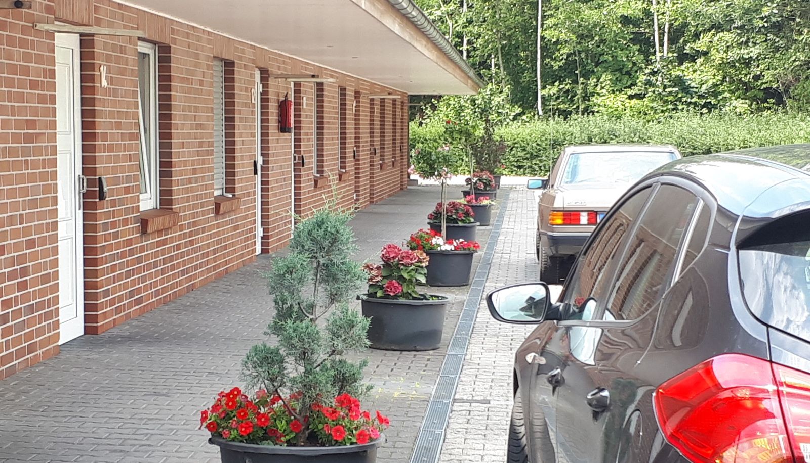 Buitenruimte van het hotel - Motel Espenhof