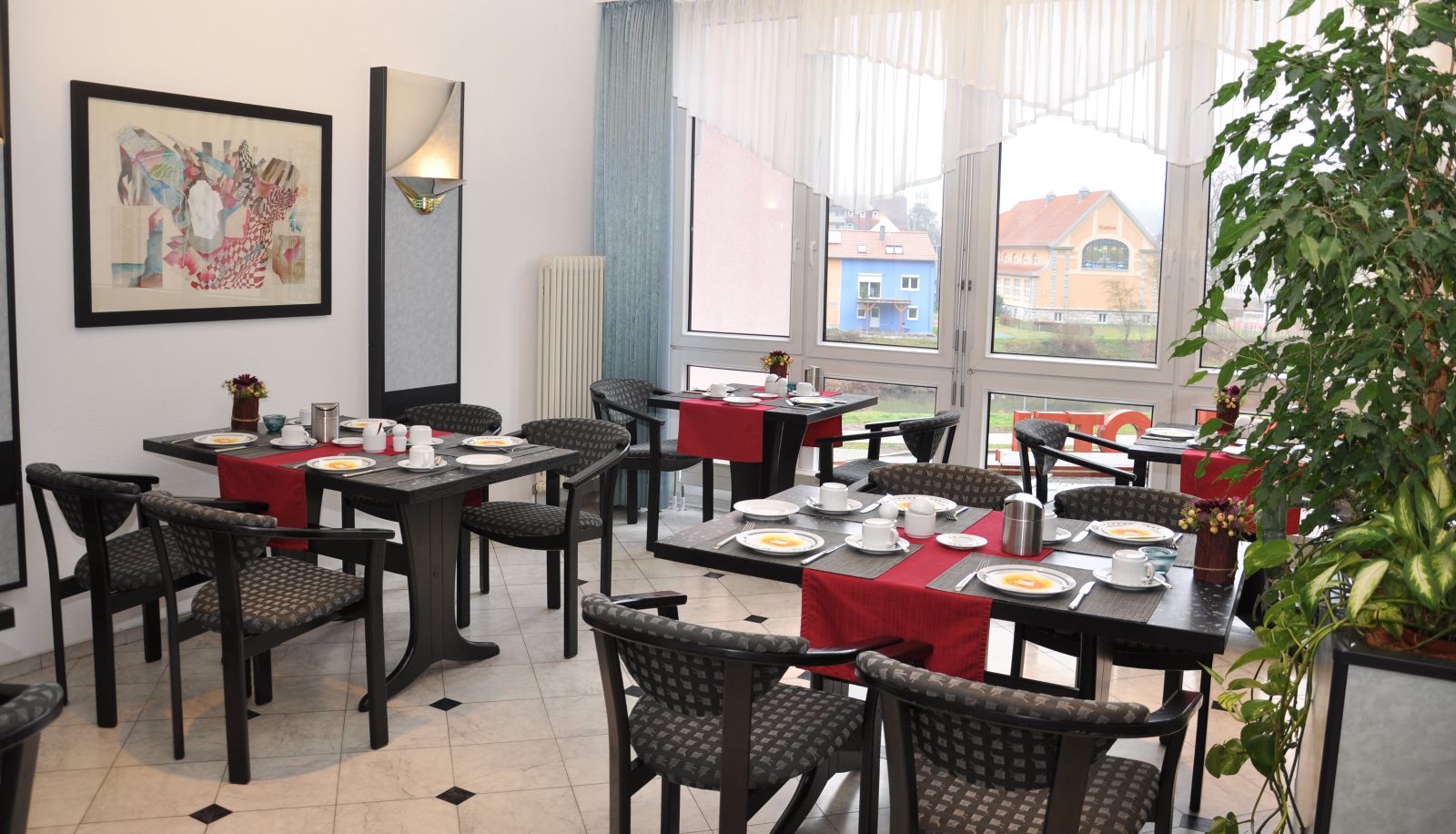 Sala prima colazione - AltstadtHotel an der Werra