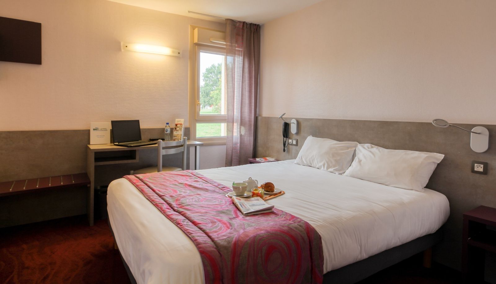 Standardzimmer (Einzel) - Brit Hotel Les Evens