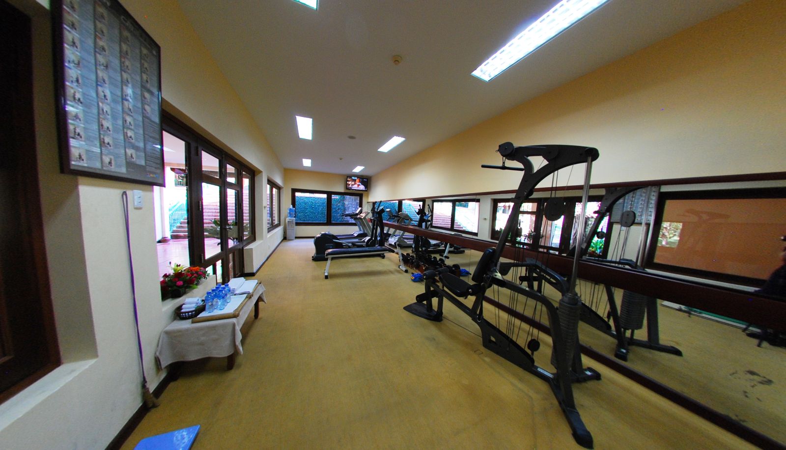 Fitness room - Pandanus Resort