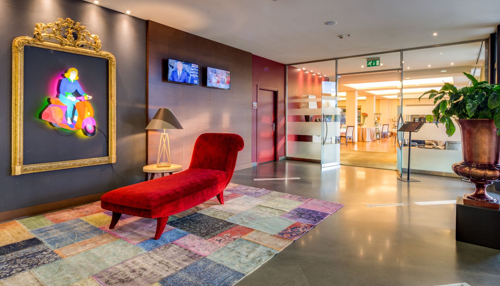 Interieur van het hotel - Cristallo Sport & Wellness