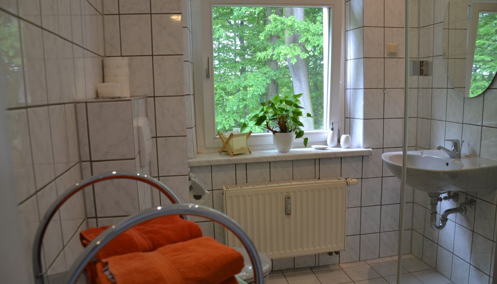 Badezimmer - Königswald Hotel Pension