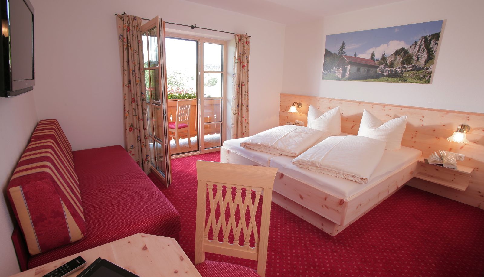 Komfortzimmer (Doppel) - Schweizerhaus Pension Garni