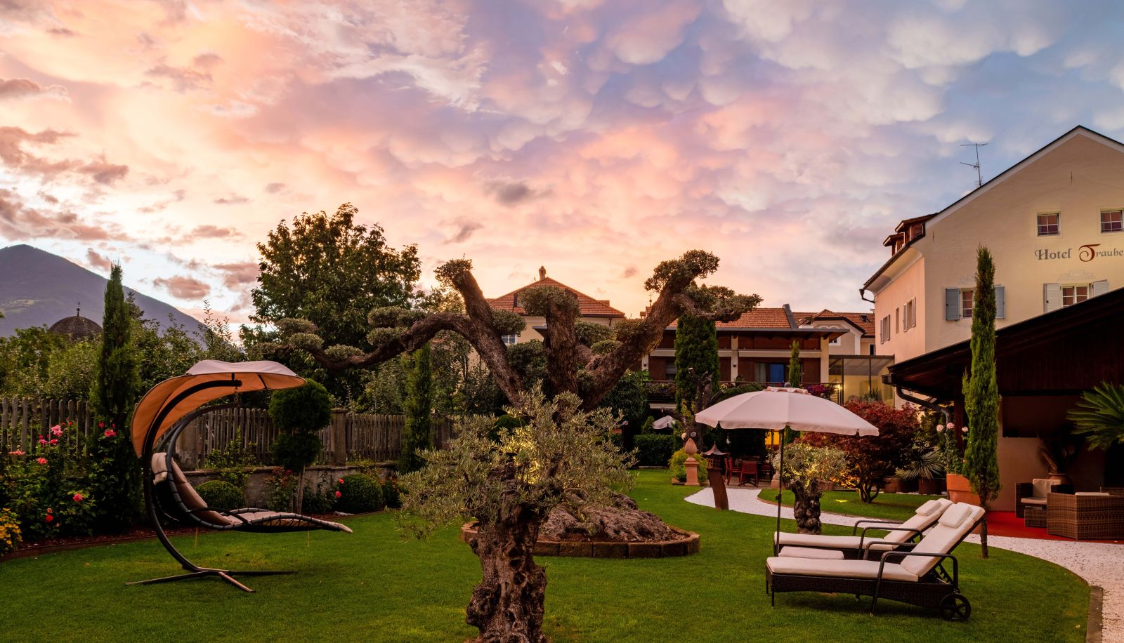 Zewnętrzna część hotelu - Hotel Traube