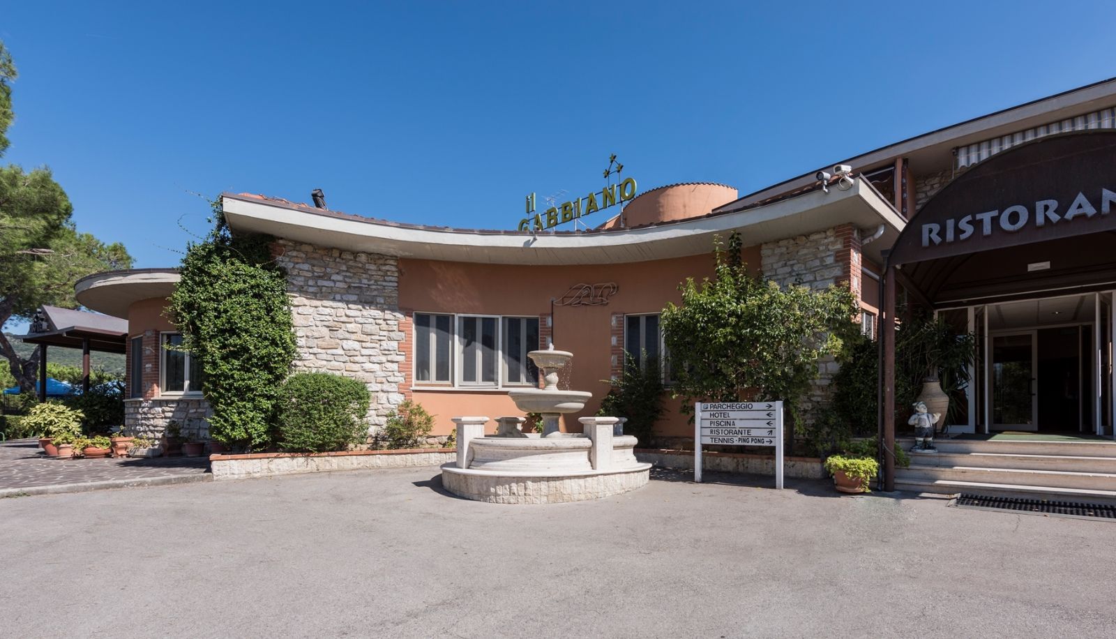 Area esterna dell'hotel - Il Gabbiano