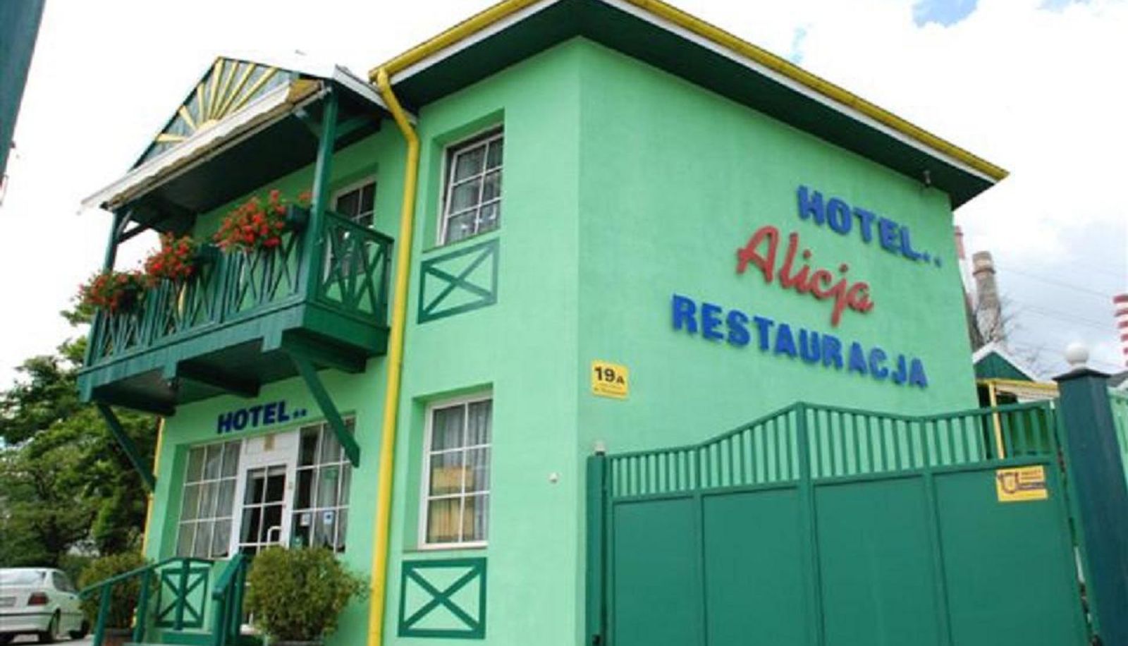 Buitenruimte van het hotel - Alicja