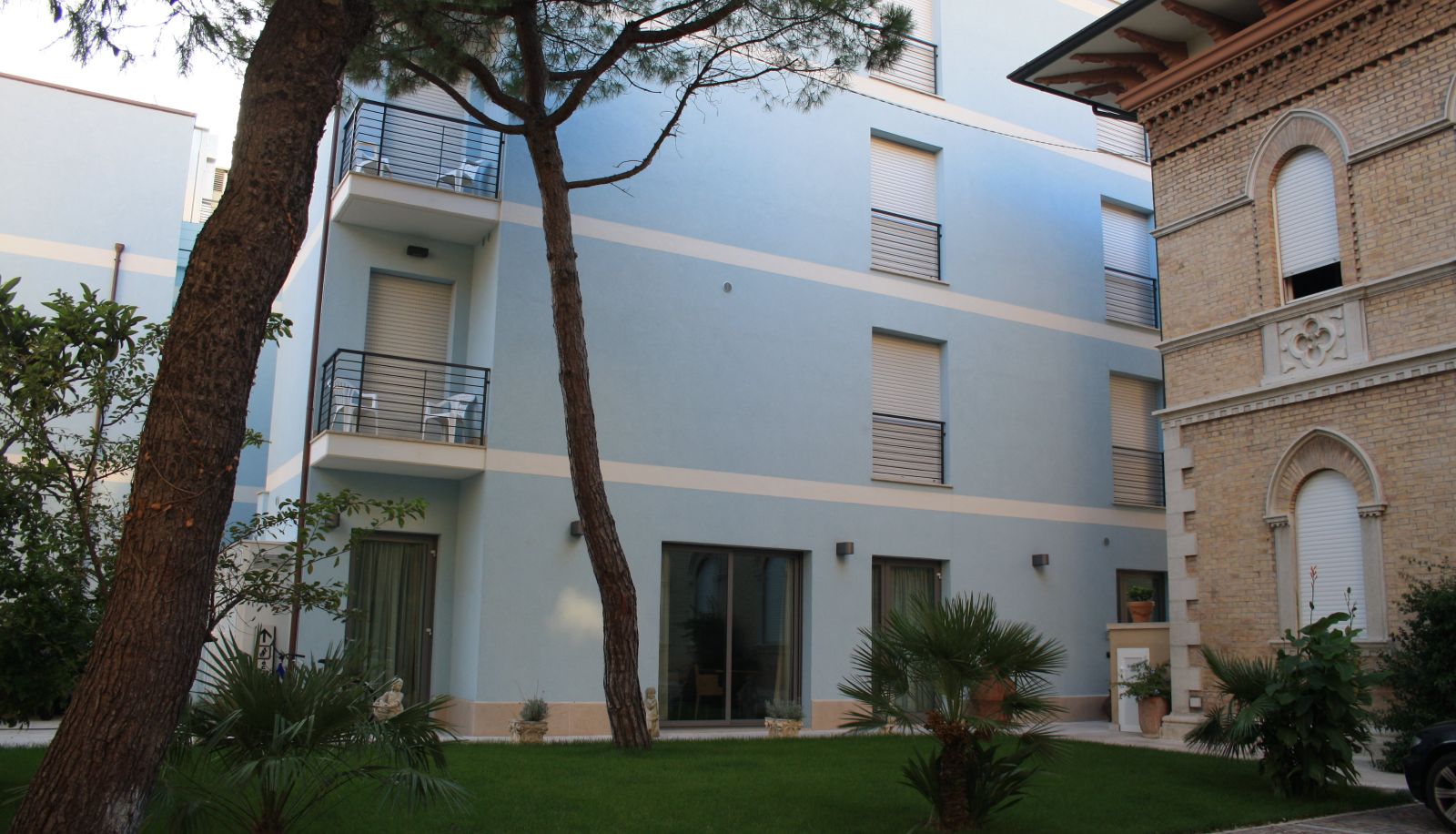 Zewnętrzna część hotelu - Chiaraluna Hotel