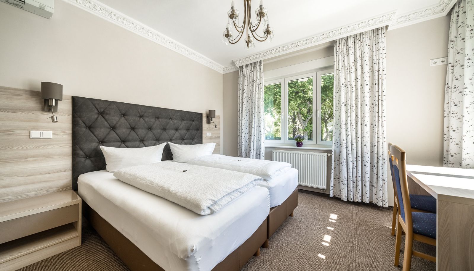 Pokój standardowy (dwuosobowy) - Villa am Waldschlösschen Pension in Elbnähe