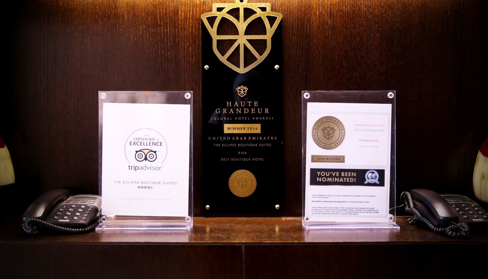 Certificate - Eclipse Boutique Suites